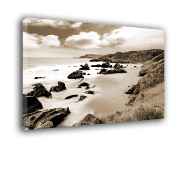 Skalisty brzeg morza - obraz na płótnie nr 2196