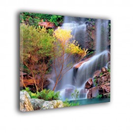 Jesienny wodospad - obraz na ścianę nr 2246