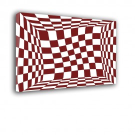 Czerwone kwadraty - obraz na płótnie nr 2316
