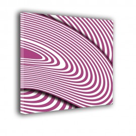 Różowy języczek uwagi - obraz nowoczesny abstrakcja nr 2377