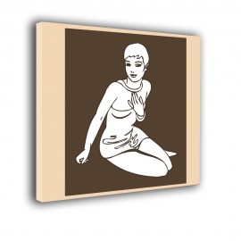 Siedząca kobieta - obraz nowoczesny nr 2411