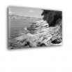 Skalny klif - obraz czarno biały na płótnie nr 2505