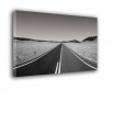Pusta droga - obraz w kolorze czarno białym nr 2074