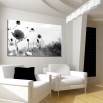 Maki czarno białe - obraz na ścianę do sypialni nr 2012