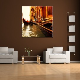 Weneckie łodzie - obraz na ścianę do salonu nr 2024