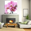 Różowa orchidea - obraz na ścianę do salonu nr 2042