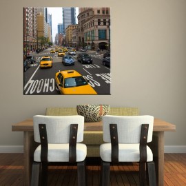 Żółte taxi w Nowym Jorku - obraz nowoczesny nr 2122
